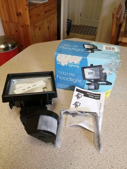 Photo of free Unused PIR floodlight (Stonehouse GL10) #1