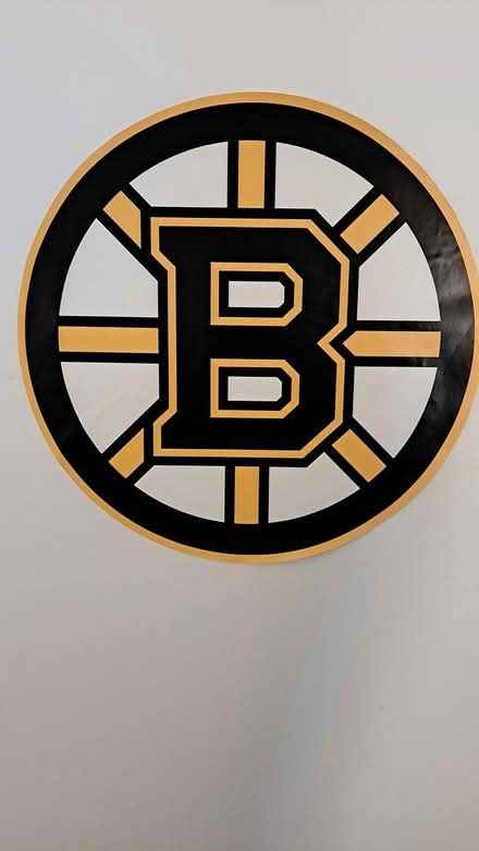 Photo of free Boston Bruins wall decal (Hillsborough) #1
