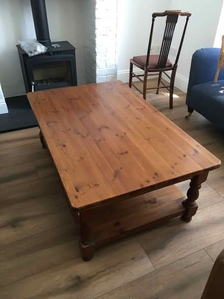 Photo of free Wooden coffee table (Roehampton SW15) #3