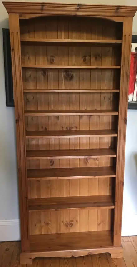 Photo of free Pine CD / bookcase (Ludlow SY8) #1