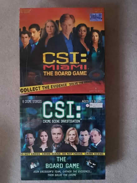 Photo of free 2 x CSI board game (Eltham SE9) #1