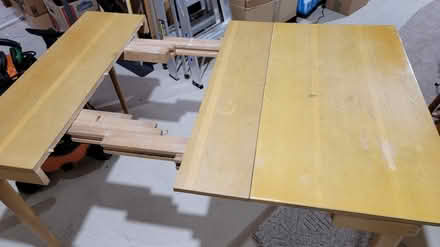 Photo of free Old, wooden, expanding table (N.E. Oakland County) #4
