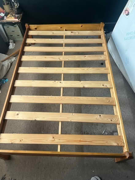 Photo of free Small double bed frame (Gleedless (S12)) #1