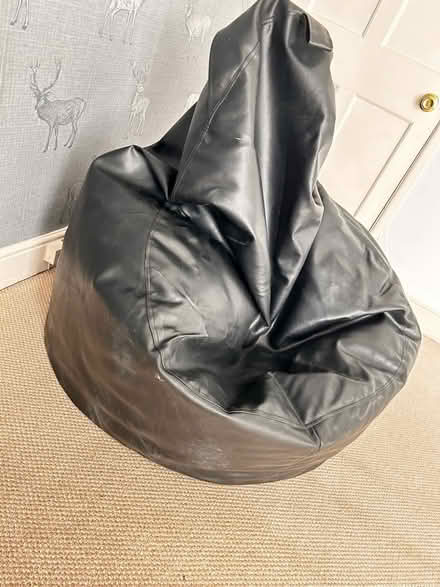 Photo of free Black bean bag (ST1) #1