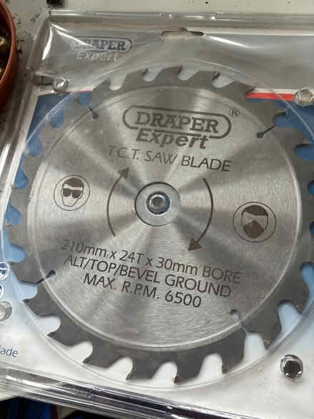 Photo of free DRAPER TCT Circular Saw Blade 210mm New (Oswestry SY11) #1
