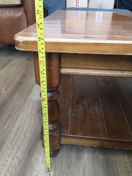 Photo of free Wooden coffee table (Roehampton SW15) #4
