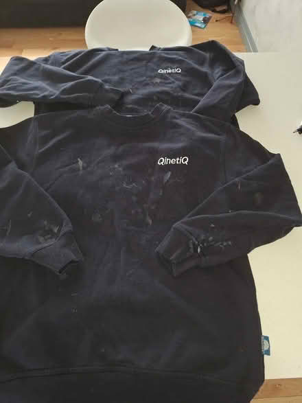 Photo of free 2 Navy sweatshirts (Malvern Link WR14) #1