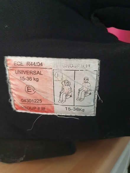 Photo of free Car seat/booster (HP17 Haddenham) #2