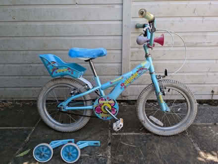 Photo of free Bumper Glitter children's bicycle with stabilisers (Long Ditton KT7) #1