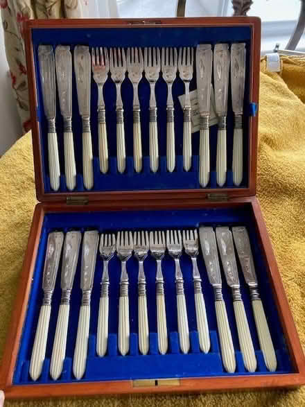 Photo of free Fish Cutlery Canteen (12 sets) (Malvern WR14) #2