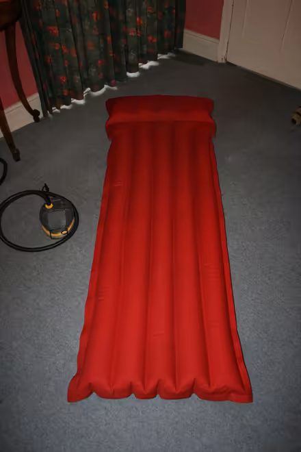 Photo of free Heavy-duty single airbed and foot pump (Barrow upon Soar LE12) #2