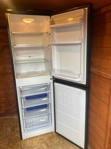 Photo of free Black Gloss Hotpoint Fridge Freezer (Southend SS2) #1