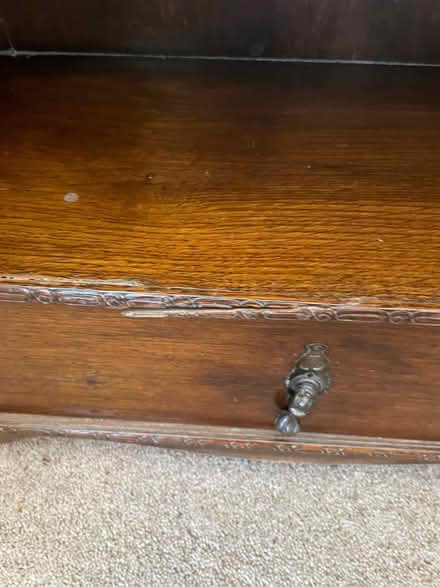 Photo of free Dark wood bookcase (Newtown SY16) #2