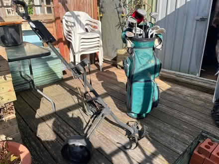 Photo of free Golf clubs and trolley (Woodside CR0) #2