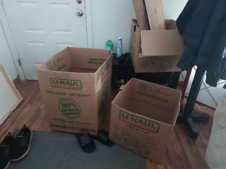 Photo of free 4-5 Moving Boxes (little ferry) #1