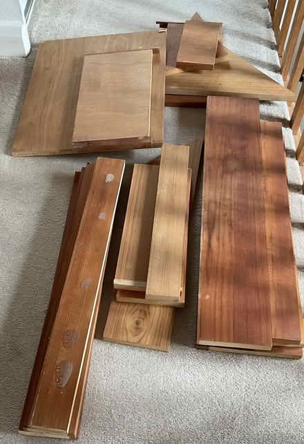 Photo of free Teak Veneered mdf and chipboard (Wallands Park BN7) #1
