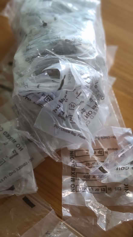 Photo of free coin bags for banking, cash float etc (Woodley RG5) #2