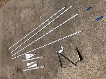 Photo of free Metal wall shelving (San Pablo Park area) #1