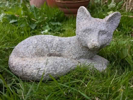 Photo of free Plastic garden fox statue (Didcot) #1