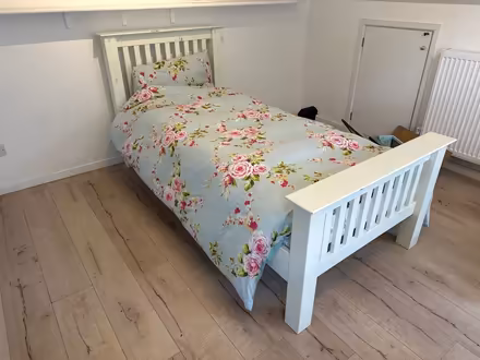 Photo of free Single Wooden White Bed (N4) #2