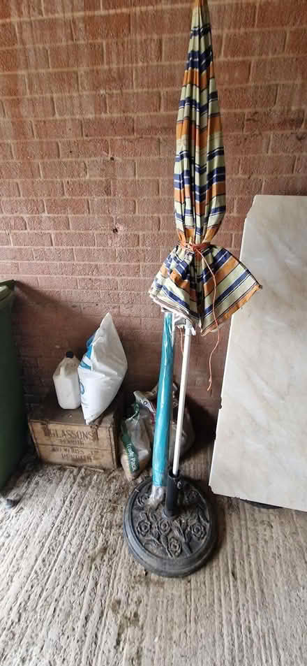 Photo of free Parasol base and 2 parasols (Kirkcambeck CA8) #2