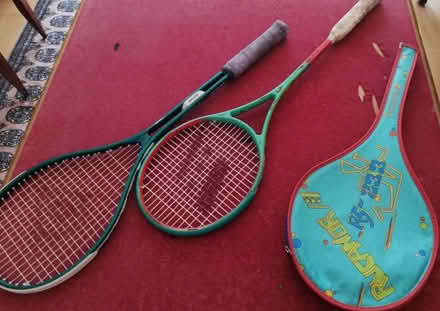 Photo of free 2 badminton rackets, one cover (Horsell GU21) #1