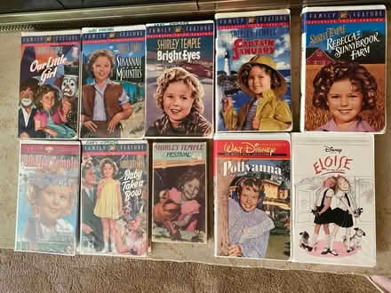 Photo of free Shirley Temple VCR tapes & 2 other (12 minutes from Cranberry) #1