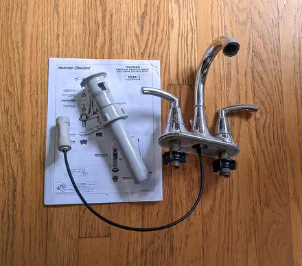 Photo of free Chrome bath faucet set (Groton) #1