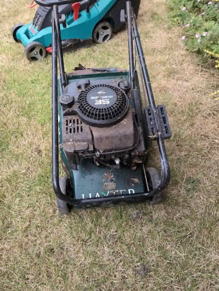 Photo of free Hayter petrol lawnmower (Plymtree, Norman's Green End) #1