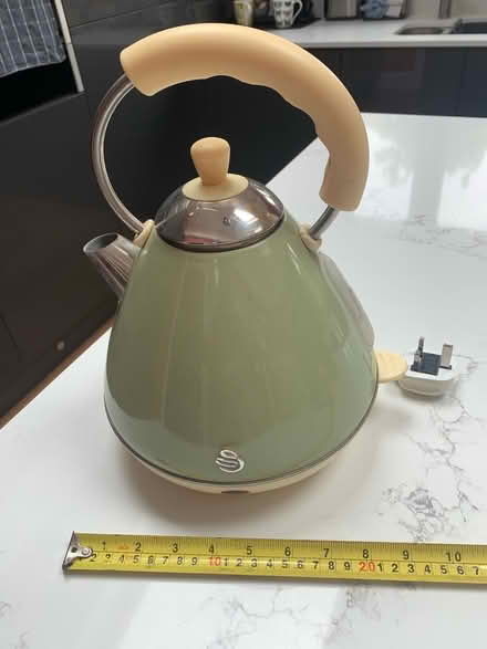 Photo of free Sage green Swan kettle (Hoddesdon, EN11) #1