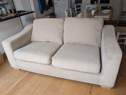 Photo of free Sofa, cream 2-seater (Long Ditton KT7) #1