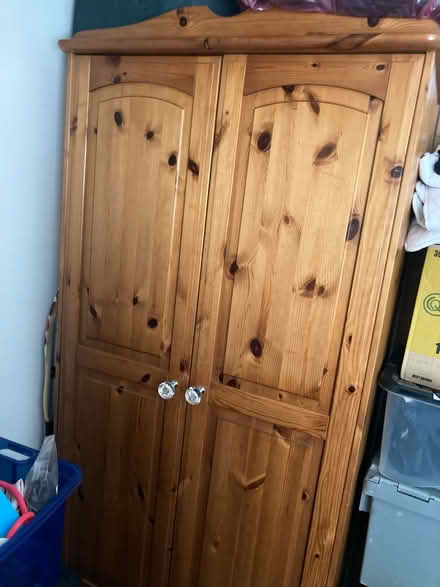 Photo of free Double Door Pine Wardrobe (Southend SS2) #2
