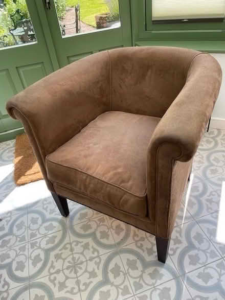 Photo of free Suede chair (Tacolneston NR16) #1