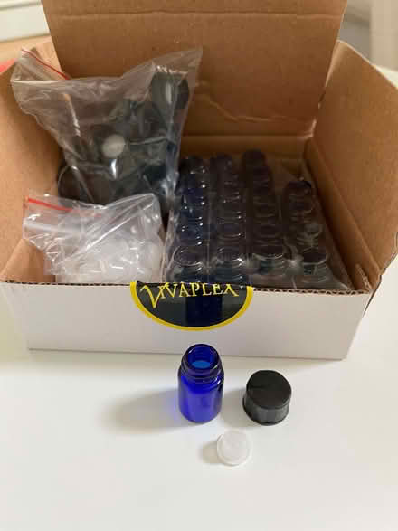 Photo of free 2ml cobalt blue bottles (Lower Weston) #1