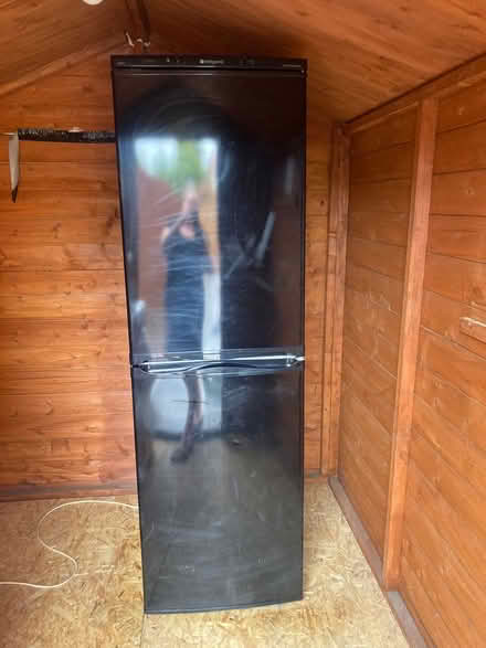 Photo of free Black Gloss Hotpoint Fridge Freezer (Southend SS2) #2