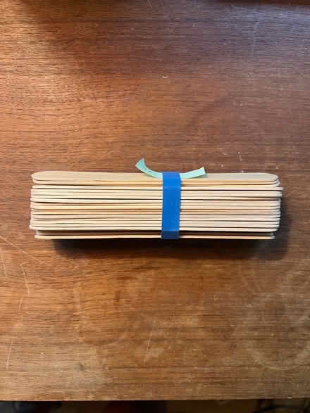 Photo of free 37 wooden popsicle sticks (Spring Hill) #1