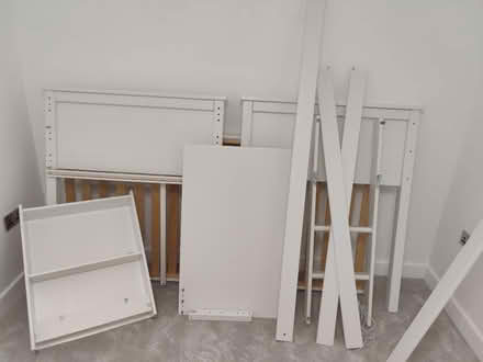 Photo of free Habitat Mid sleeper bed with desk (EN107, Broxbourne) #3