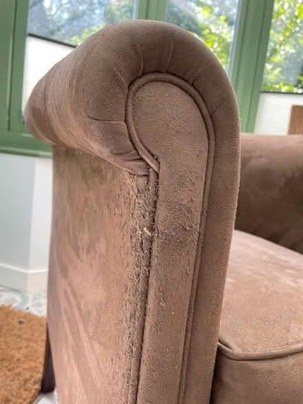 Photo of free Suede chair (Tacolneston NR16) #2