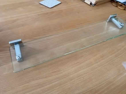 Photo of free Glass bathroom Shelf (West Oxfordshire OX28) #1