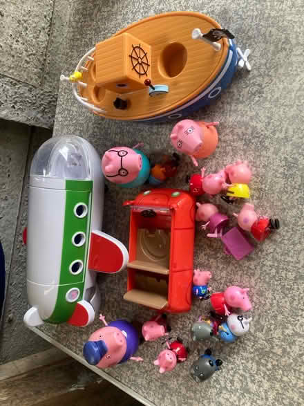 Photo of free Peppa Pig toys (Byfleet) #1