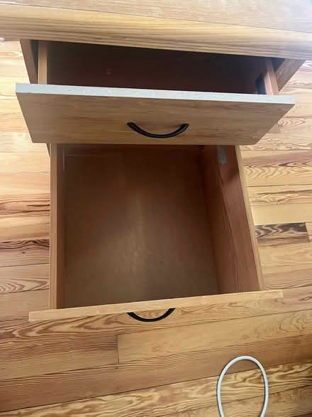 Photo of free Desk with 2 drawers (Tenleytown) #2