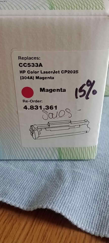 Photo of free HP LaserJet Printer Ink for CP2025 (Oldfield Park, Bath) #2