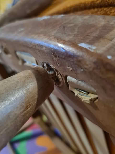 Photo of free Ercol chair in need of repair (Kemble) #4