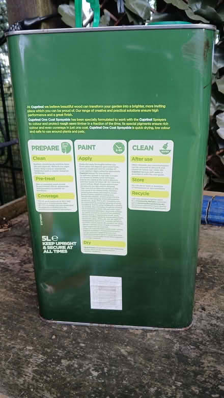 Photo of free Cuprinol One Coat (Bowerhill SN12) #1