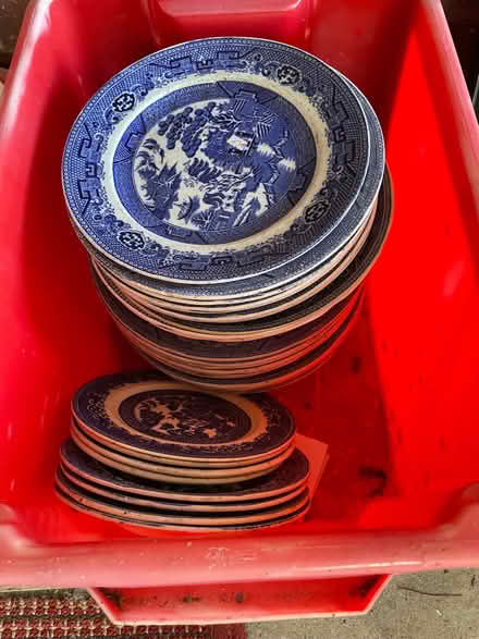 Photo of free Box willow pattern plates (Newtown SY16) #1