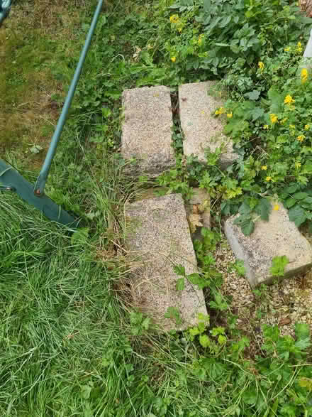 Photo of free Heavy concrete blocks, was base for water butt. (Bricknells Meadow OX28) #1