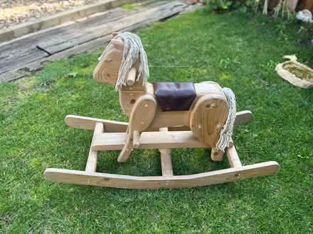 Photo of free Wooden rocking horse (Cheltenham) #1