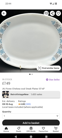 Photo of 2 dinner platterplates (Westwood) #1