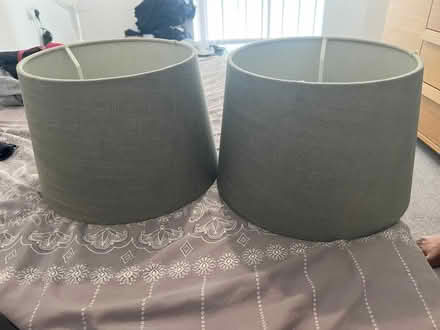 Photo of free 2 sets of lamp shades and one single cream lamp shade (Barking IG11) #2