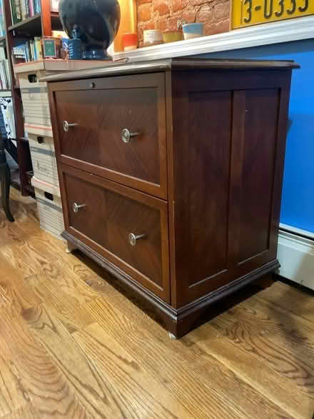 Photo of free Console table with file storage (Bed Stuy (Brooklyn)) #1